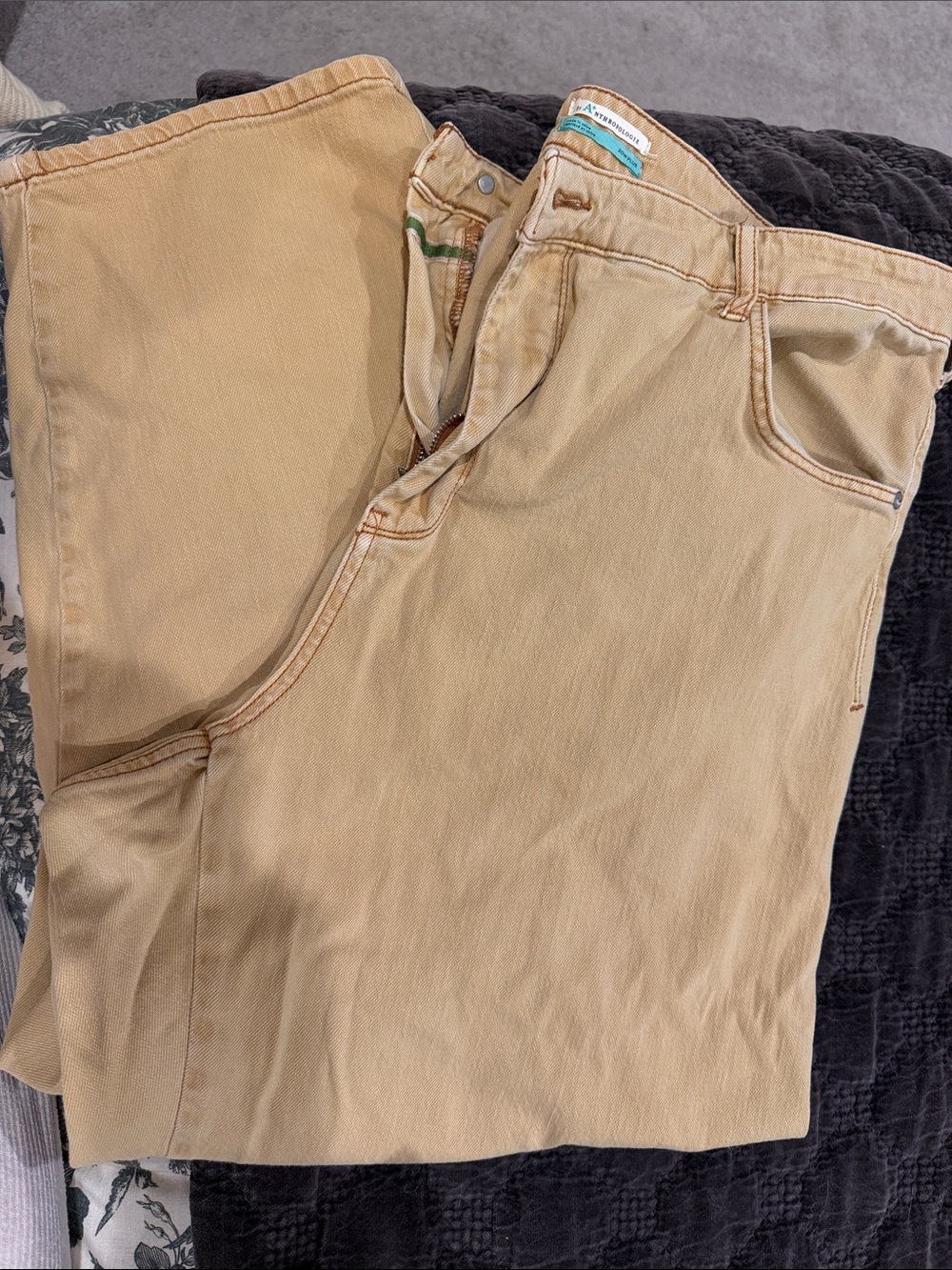 Pilcro by Anthropologie wide legged baggy Jeans